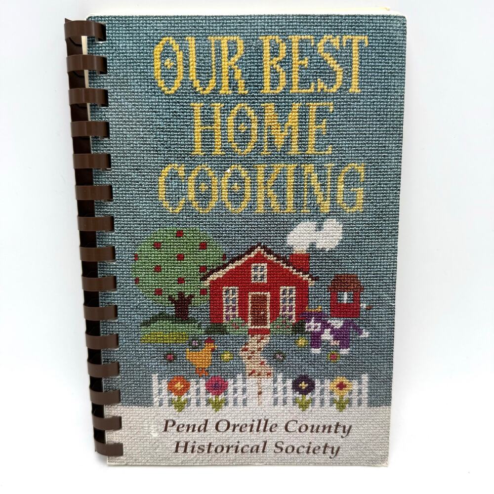 Newport Washington Cookbook Vintage 1990s Pend Oreille County Historical Society